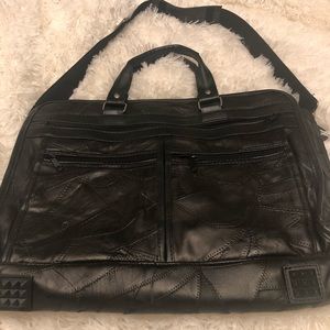 Leather Laptop Carry Bag